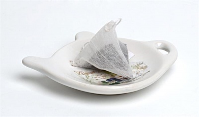 Teafilter tartó, levendula mintás, 10x9x2 cm