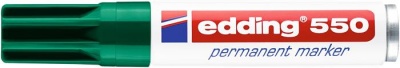 Alkoholos marker, 3-4 mm, EDDING "550", zöld