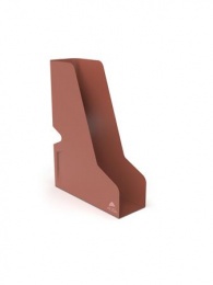 Iratpapucs, fém, 85 mm, ALBA, terrakotta