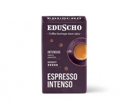 Kávé, pörkölt, őrölt, 250 g, EDUSCHO "Espresso Intensive"