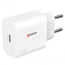 Hálózati töltő, 1xUSB-C, PD, 30W, SKROSS