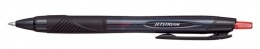 Golyóstoll, 0,35 mm, nyomógombos, fekete tolltest, UNI "SXN-157S Jetstream Sport Eco", piros